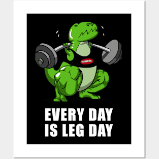 T-Rex Workout Posters and Art